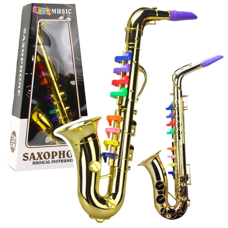 Children's Musical Instrument Toy Saxophone Gold