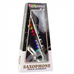 Children's Musical Instrument Toy Saxophone Silver