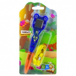 Electronic Game with Pen 168 in 1 Orange and Blue Lanyard