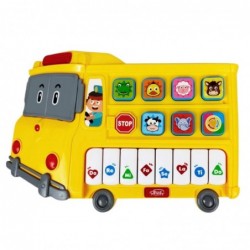 Electric Piano Educational For Toddlers Yellow Bus