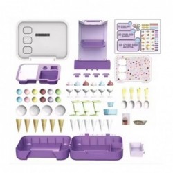 Set: Suitcase with Ice Cream Mobile Shop Ice Cream Parlor Kitchen 3 in 1 62 pcs.