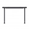 Desk ERGO FIT with 1 motor 122x62xH73,5-118cm, black
