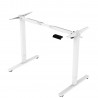 Töölaud ERGO FIT 1-motoriga 120x68xH71,5-116cm, valge