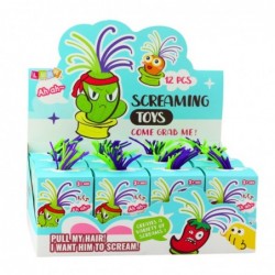 Screaming Vegetables Interactive Figurines Colorful Hair Mix