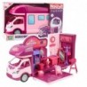 Foldable Doll Camper Wardrobe Accessories Pink 42 pcs.