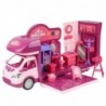 Foldable Doll Camper Wardrobe Accessories Pink 42 pcs.