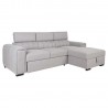Corner sofa bed ODELIA RC, grey