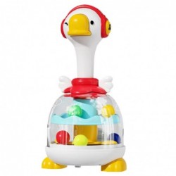 Spinning Top with Balls, Slide for Balls, Red Goose