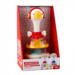 Spinning Top with Balls, Slide for Balls, Red Goose