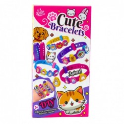 DIY Bracelet Set Animal Charms 4 Colorful Bracelets