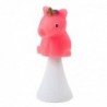 Jumping Unicorn on Spring Pop Up White Pink 10cm Mix