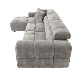 Corner sofa BELISMA LC, grey