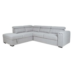 Corner sofa bed ODELIA-2 LC, grey