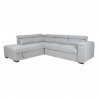 Corner sofa bed ODELIA-2 LC, grey