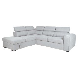 Corner sofa bed ODELIA-2 LC, grey