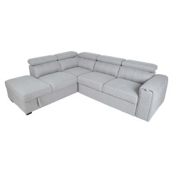 Corner sofa bed ODELIA-2 LC, grey