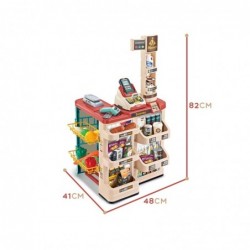 Магазин WOOPIE Супермаркет с весовой тележкой Сканер кассового аппарата + 48 акк.