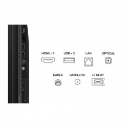 TCL P79K 43P79K TV 109.2 cm (43") 4K Ultra HD Smart TV Wi-Fi Metallic 350 cd/m²