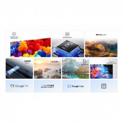 TCL 43P69K TV 109.2 cm (43") 4K Ultra HD Smart TV Wi-Fi Black