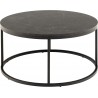 Coffee table SPIRO D80xH40cm, black