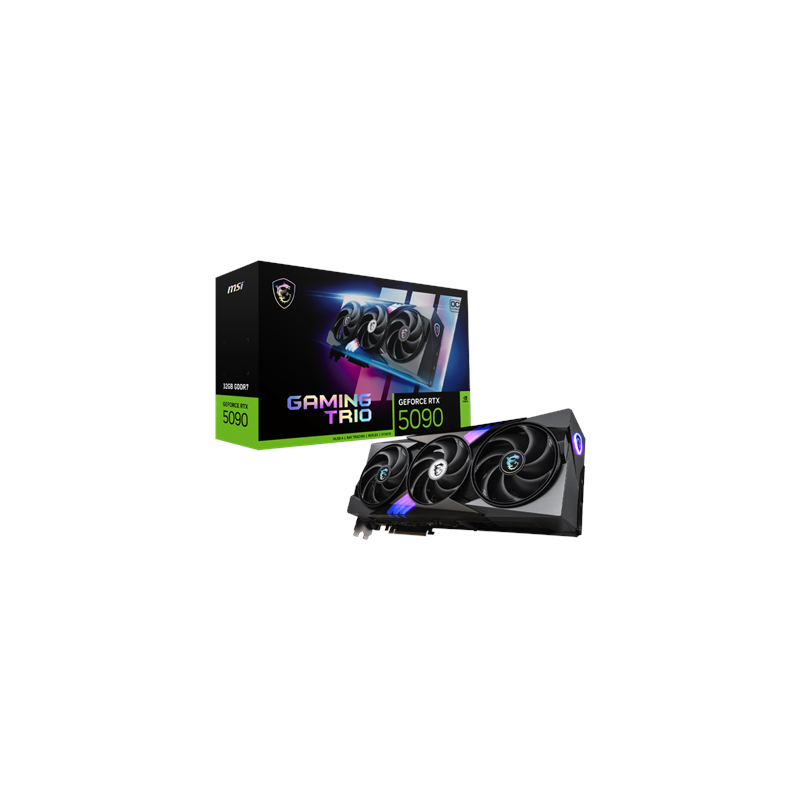 MSI GeForce RTX 5090 32G GAMING TRIO OC NVIDIA 32 GB GeForce RTX 5090 GDDR7 HDMI ports quantity 1 PCI