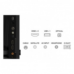 TCL S59K 40S59K TV 101.6 cm (40") Full HD Smart TV Wi-Fi Metallic