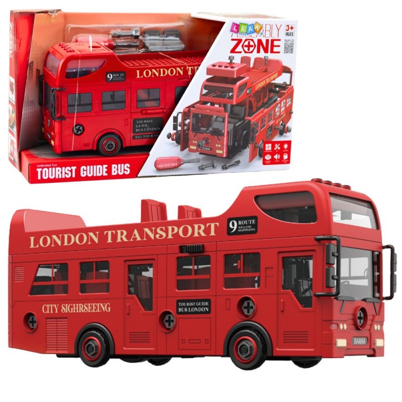 Double Decker Bus Turning London Transport Tools Lights Sounds