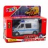 Metal Police Car with Pull Back Motor, Lights and Sounds 1:32
