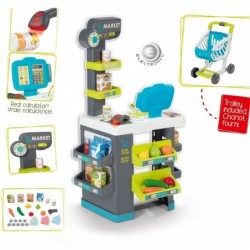 SMOBY Supermarket with a trolley with a cash register. Shop