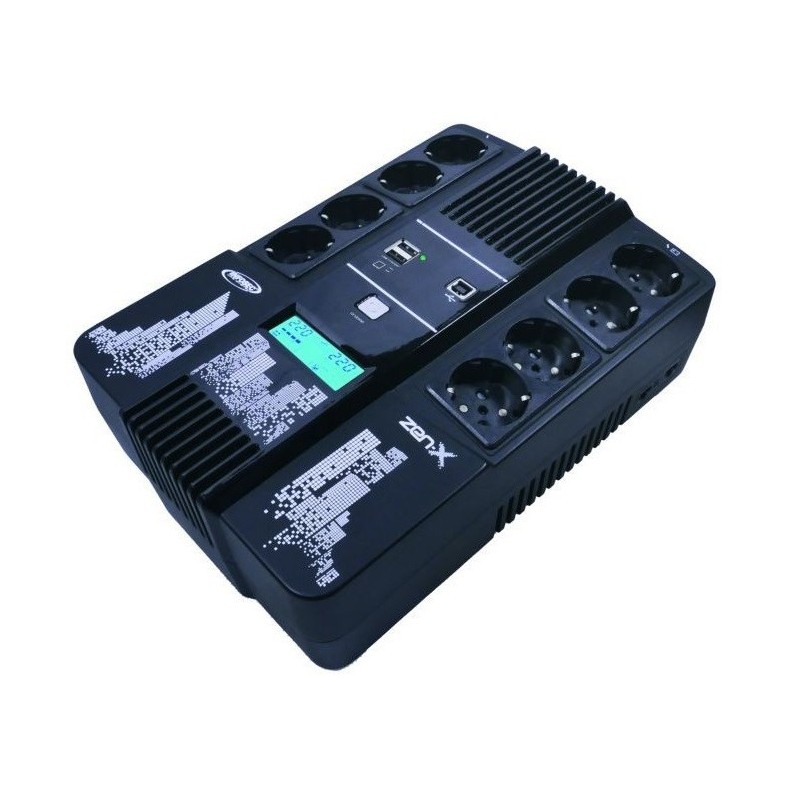 Infosec Zen-X 1000 uninterruptible power supply (UPS) Line-Interactive 1 kVA 600 W 8 AC outlet(s)