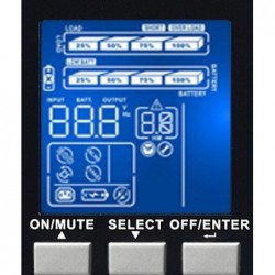 Infosec E3 Pro 1000 RT uninterruptible power supply (UPS) Double-conversion (Online) 1 kVA 900 W 3 AC outlet(s)