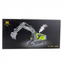 RC Crawler Excavator Remote Controlled Steam Function Green 1:18