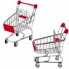 Mini Metal Shopping Cart Role Play Doll Decoration