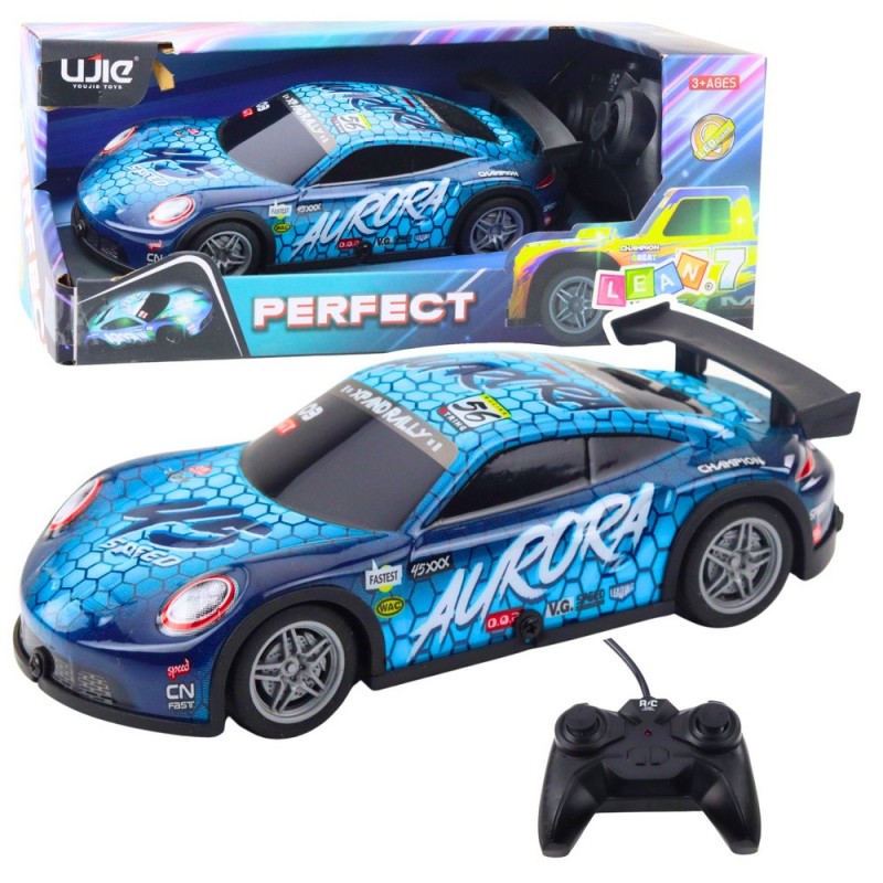 RC Racing Car with Lightning Shell, Blue