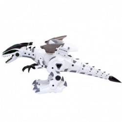 Battery Operated Dinosaur Robot with Wings Moves Lights Sounds