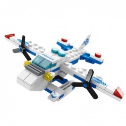 Set of Construction Blocks Helicopter Vehicles 6 in 1 137 pcs.