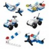 Set of Construction Blocks Helicopter Vehicles 6 in 1 137 pcs.