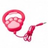 Interactive Poodle Dog with Bows on a Leash Walks and Barks White