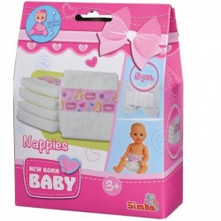 Подгузники SIMBA New Born Baby Pampers 5шт для куклы