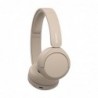 Sony WH-CH520 Headset Wireless Head-band Calls/Music USB Type-C Bluetooth Charging stand Cream