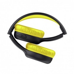 Trust Nouna Headset Wired & Wireless Head-band Calls/Music USB Type-C Bluetooth Black, Yellow