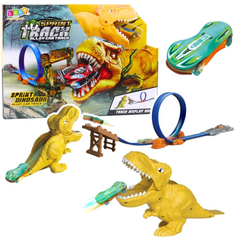 Car Track Catapult Launcher Dinosaur Set