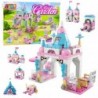 Construction Blocks Building Pink Pastel 6 in 1 131 Pieces