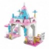 Construction Blocks Building Pink Pastel 6 in 1 131 Pieces
