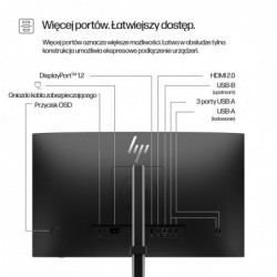 HP Series 5 Pro 23.8 inch FHD Monitor - 524pf