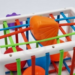 WOOPIE Flexible Sensory Cube Sorter for Children Colorful Shapes 13 el.