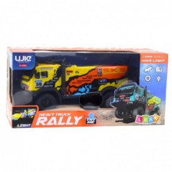 Remote Controlled Truck RC Remote Control Sounds Yellow