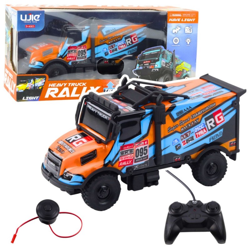RC Truck Remote Control Orange Blue
