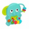 Green Sensory Elephant Rattle with Moving Elements