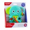 Green Sensory Elephant Rattle with Moving Elements